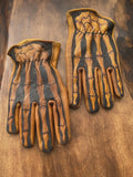 INFERNO KNOCHEN Leder Motorradhandschuhe