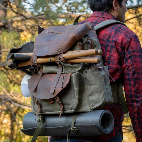 Bushcraft Rucksack Leder – Ihr zuverlässiger Outdoor Begleiter für unvergessliche Abenteuer