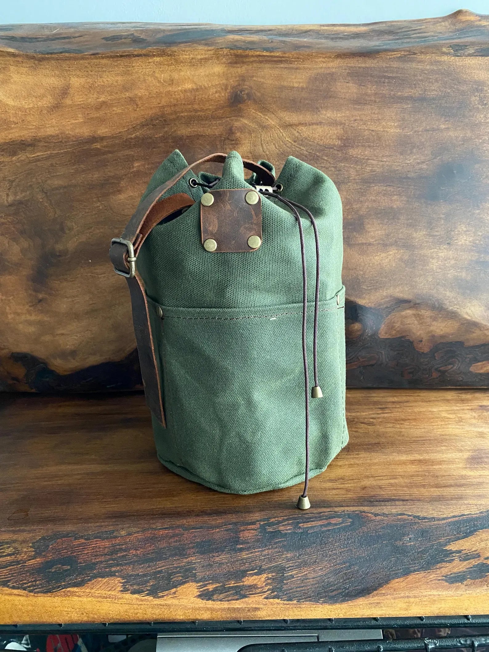 Handgefertigte Gewachste Canvas Tasche / Tasche für Camper und Vieles mehr