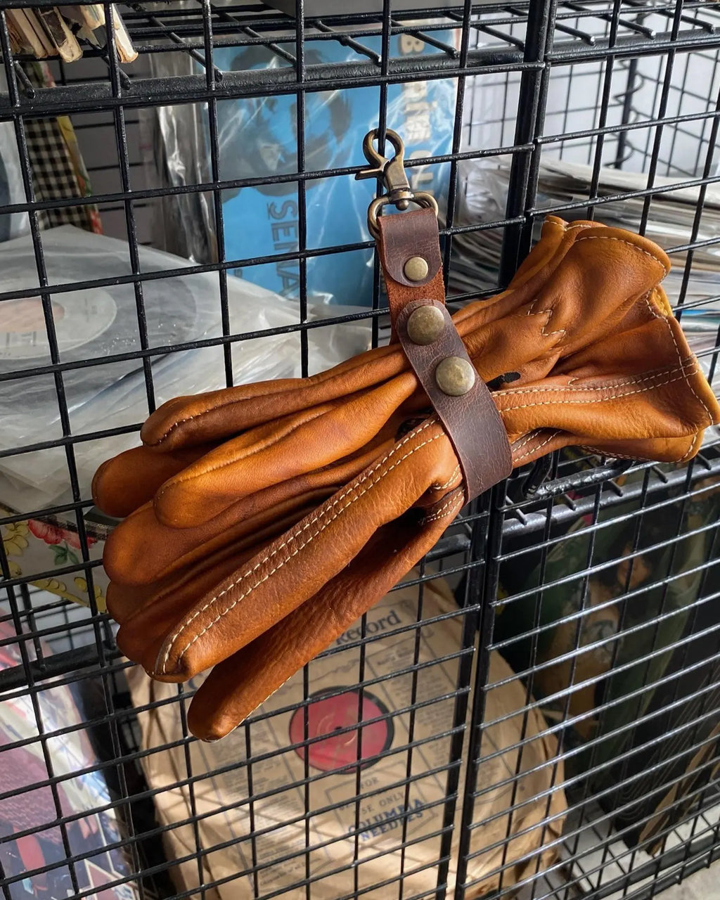 Wild and Free Echte Rindsleder Handschuhe